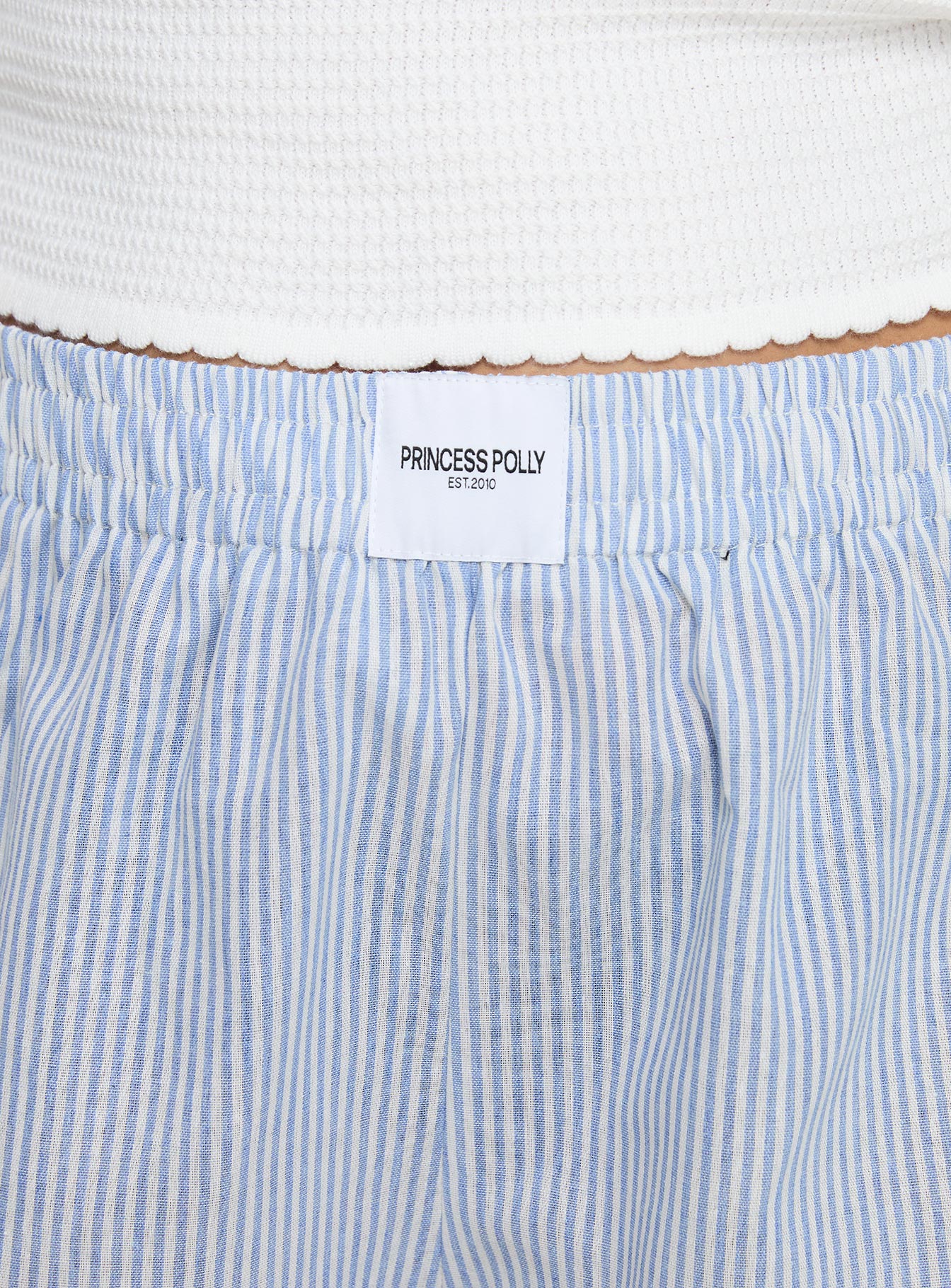Sincar Boxer Shorts Blue White Stripe Curve