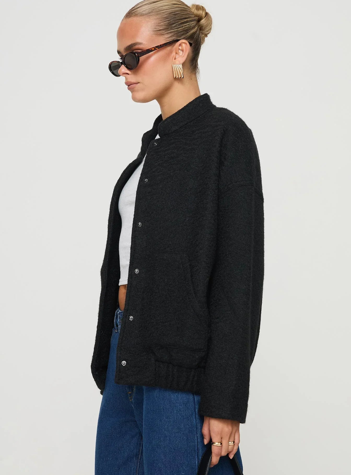 Stillar Bomber Jacket Black