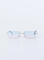 Indi Sunglasses Blue Ombre