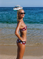 Lemmi Swim Short Blue Polka Dot