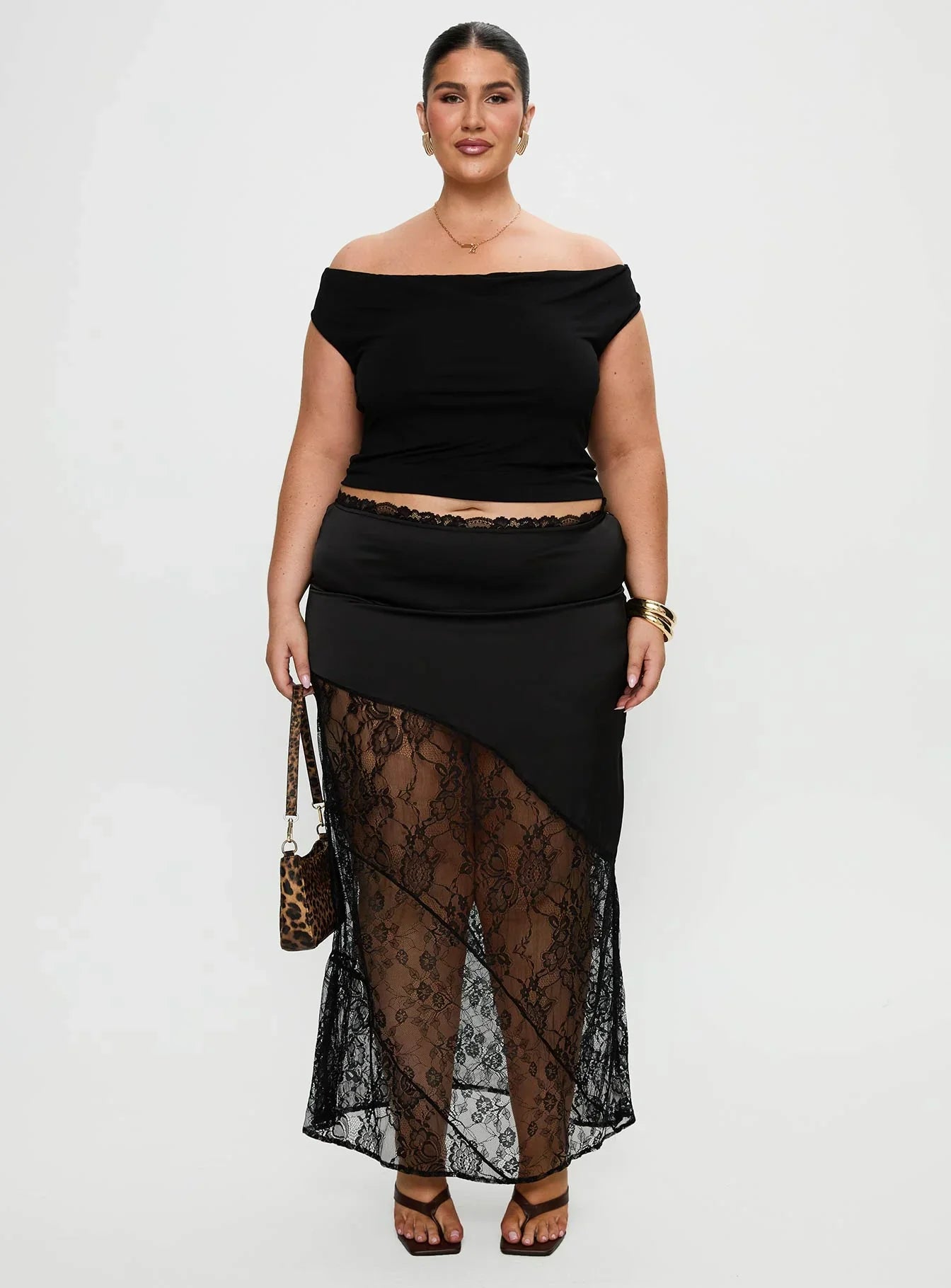 Irina Multi wear Top Black Curve