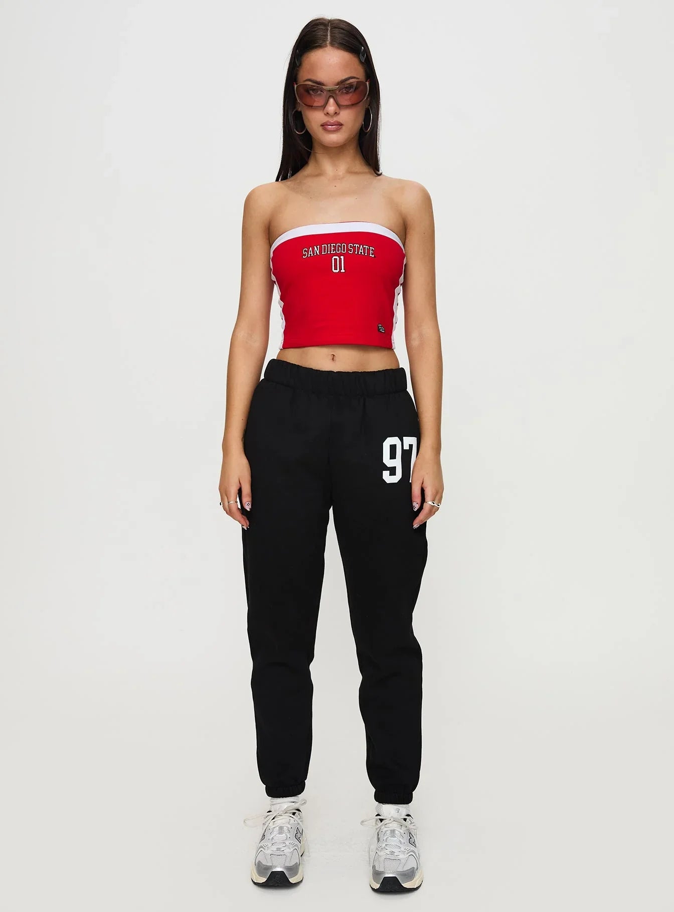 SDSU All Star Tube Top Red