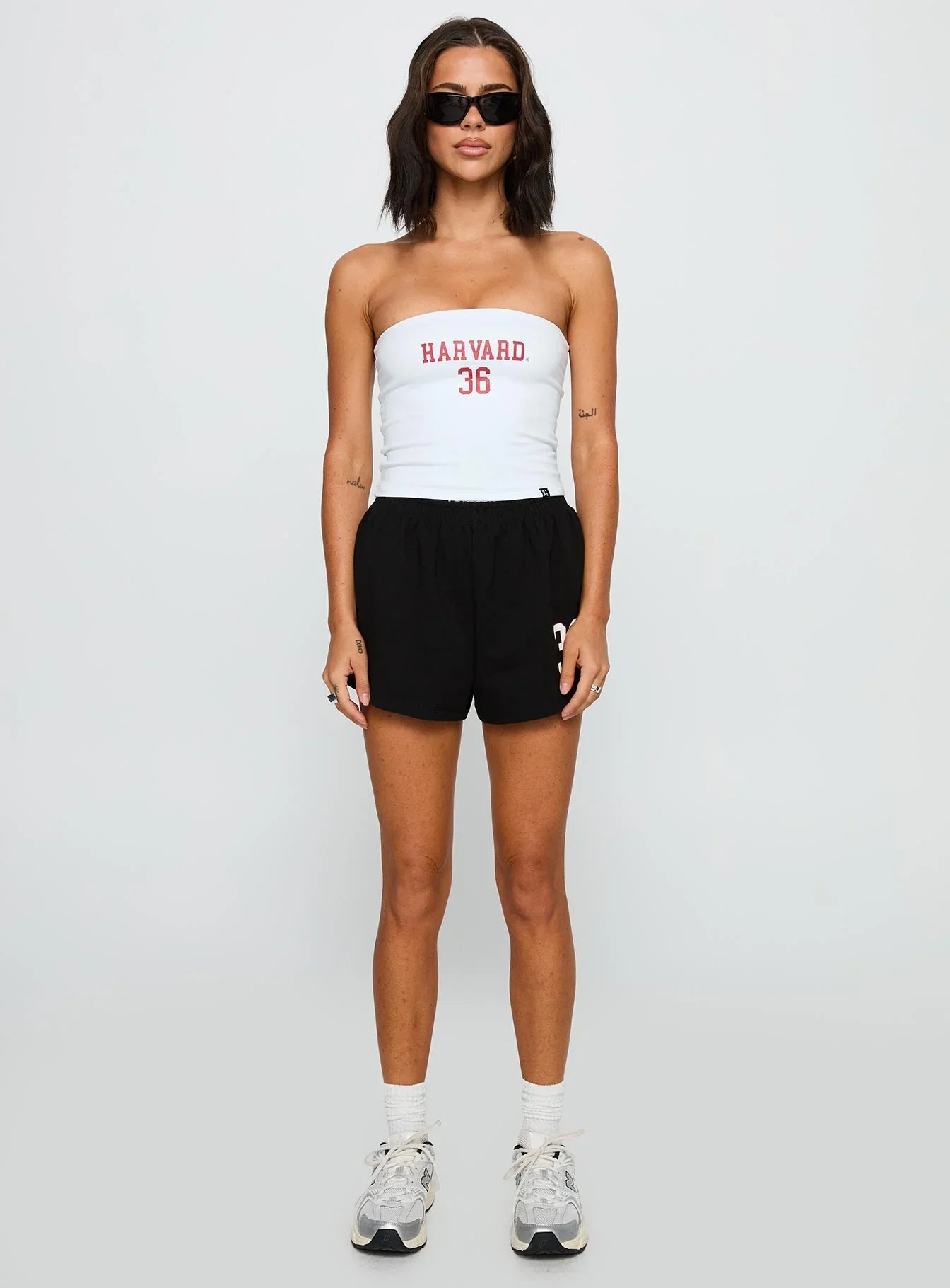 Harvard Tube Top White