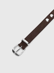 Nikoli Stud Belt Brown