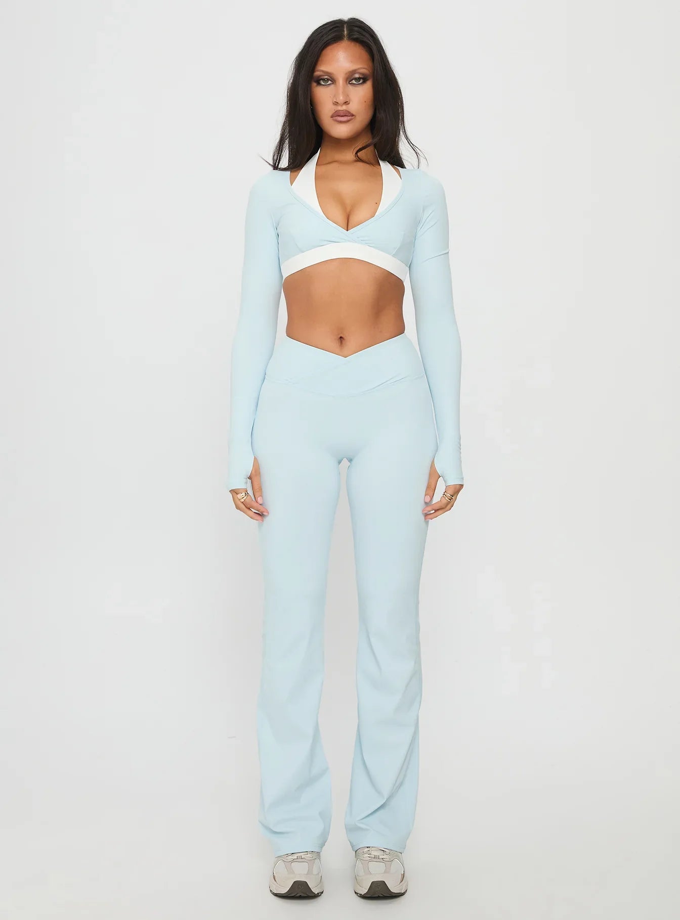 Sunday Session Active Flare Leg Pant Blue