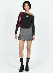 Jaybell Cold Shoulder Sweater Black