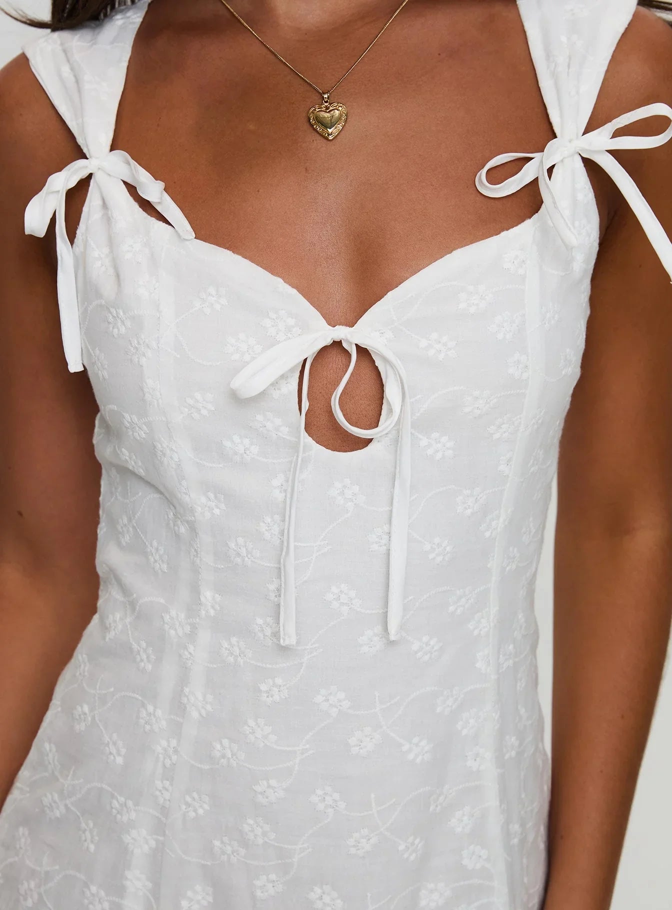 Muffins Mini Dress White