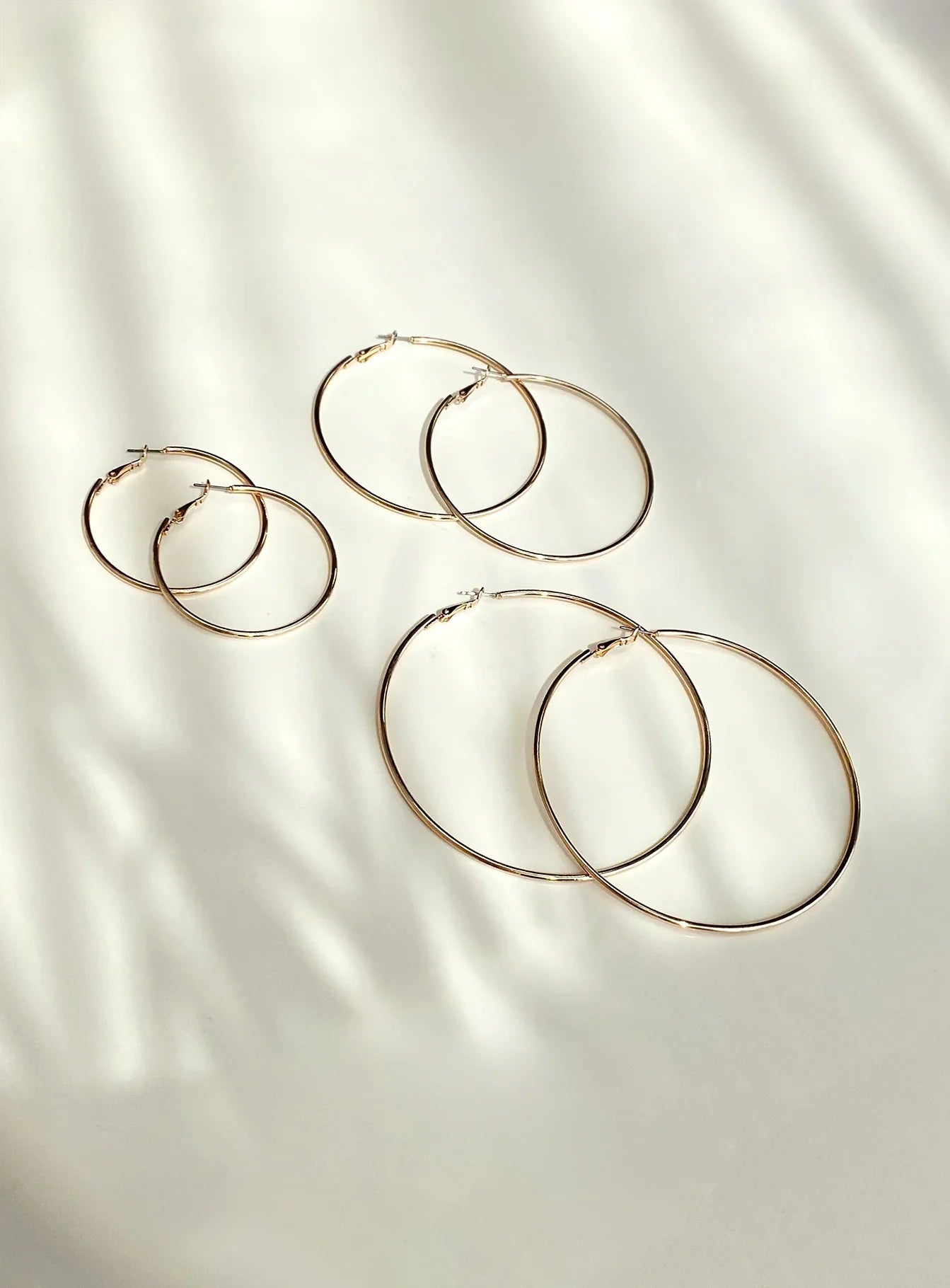 Guessing Game Hoop Earring Pack Gold