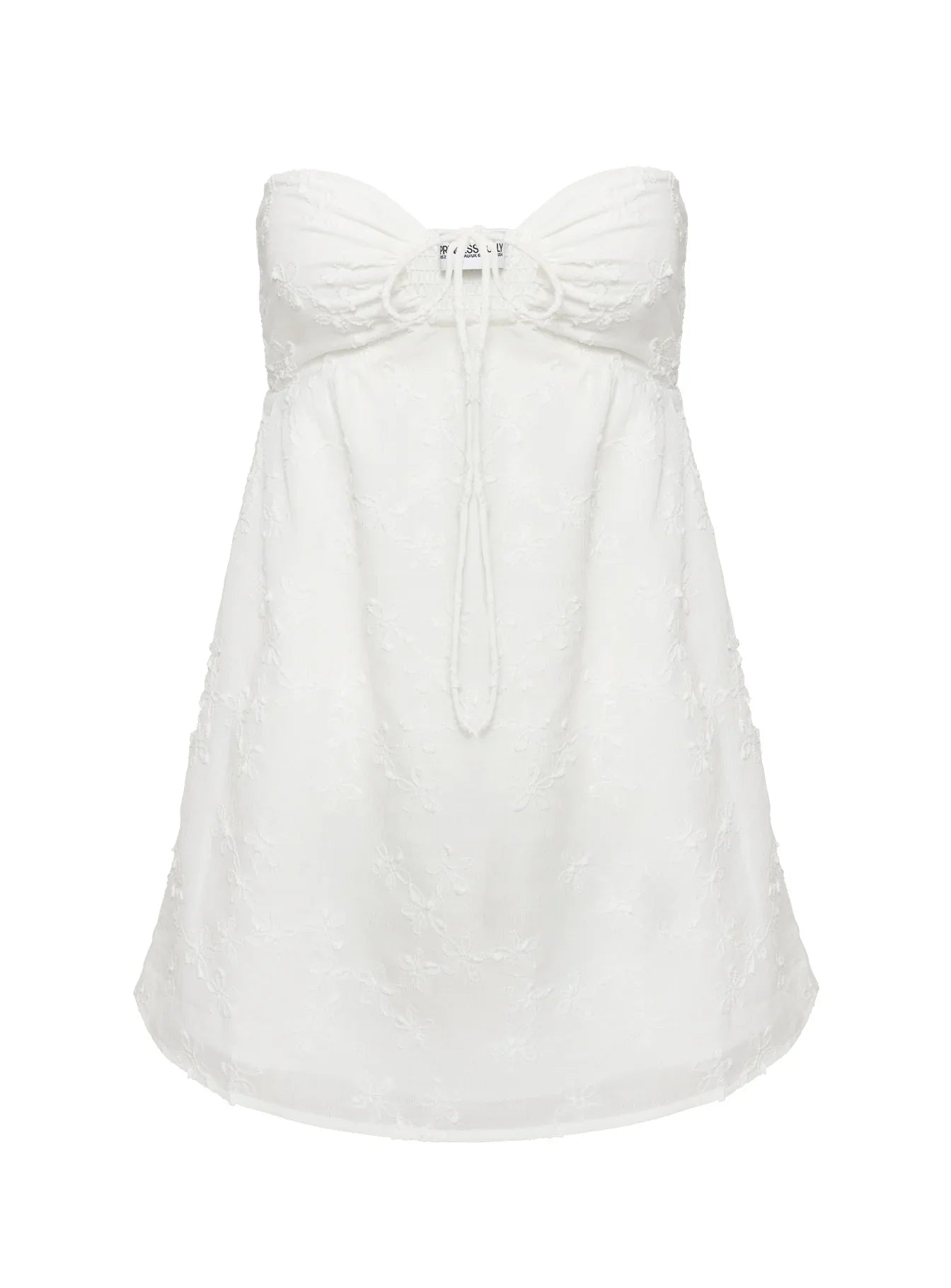 Rosenberg Strapless Mini Dress White
