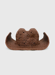 Anistyn Woven Cowboy Hat Tan