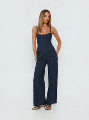 Kierstyn Corset Set Navy