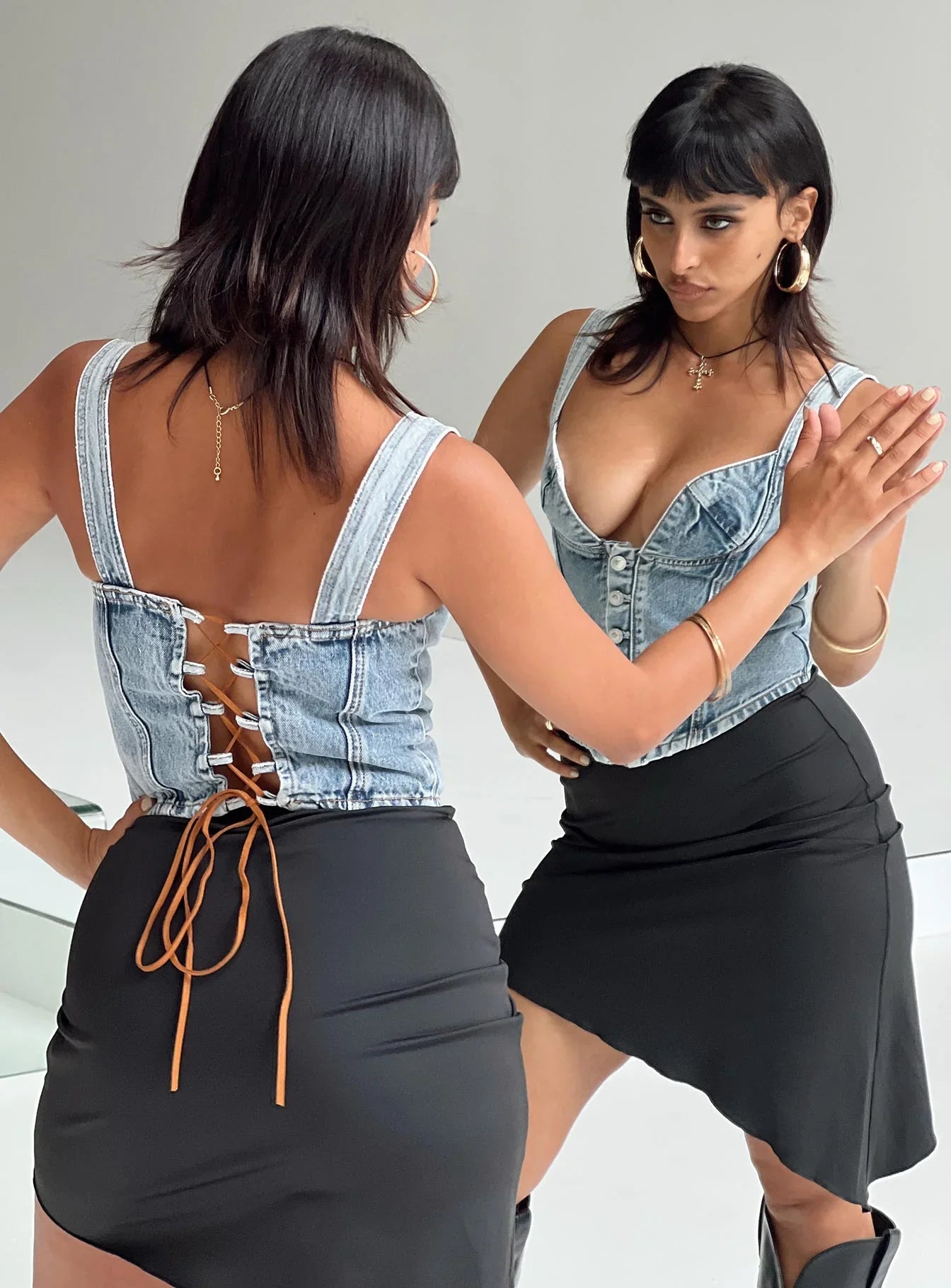 Coulter Corset Denim