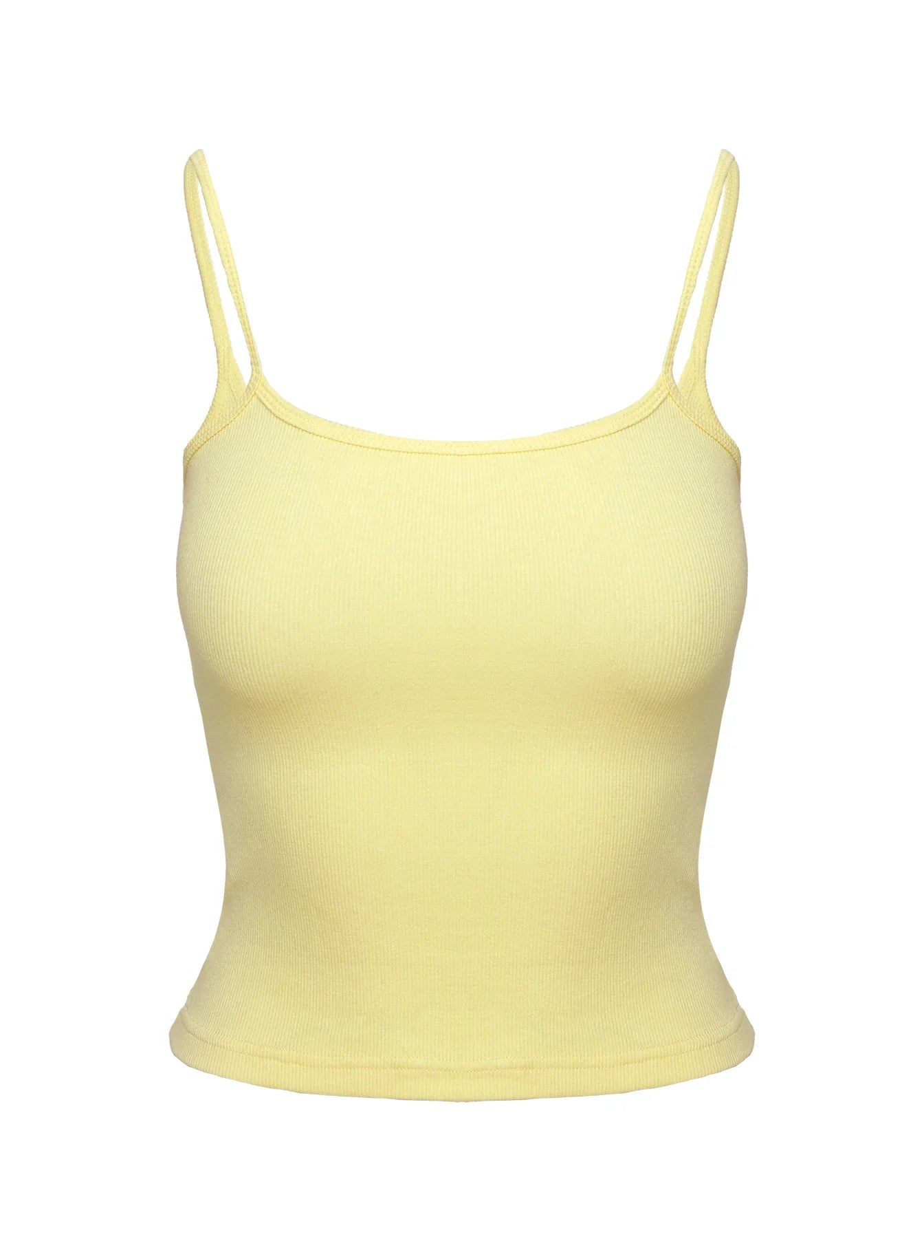Baseline Rib Top Yellow