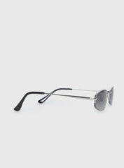 Fever Pitch Sunglasses Smoke Silver
