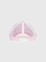 Von Dutch Velvet Trucker Hat Pink
