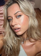 Curtis Cross Necklace Silver