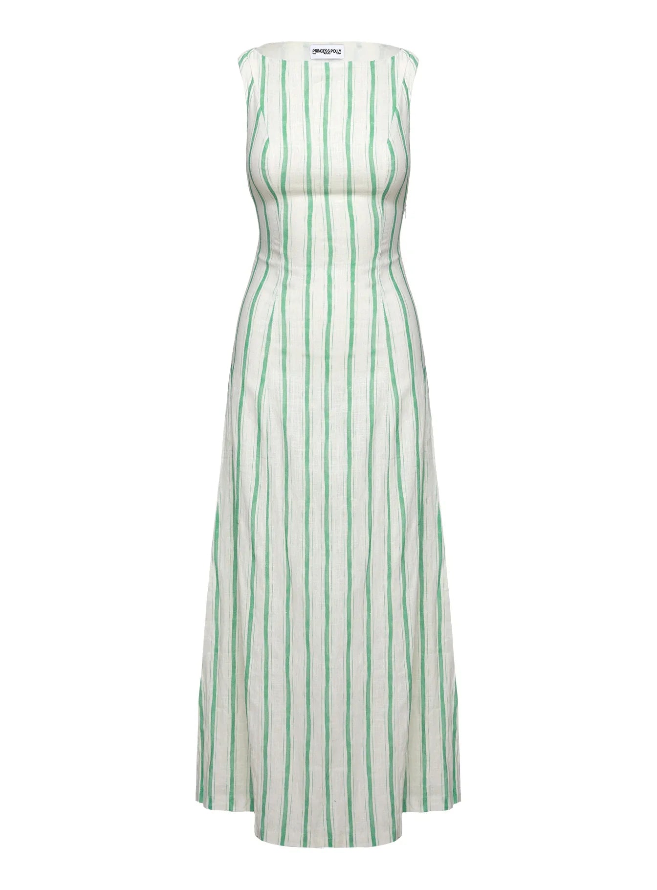 Lewisa Maxi Dress Green Stripe