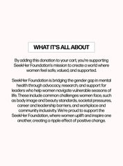 Donate 1 USD to Support SeekHer Foundation