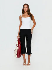 Darsie Frill Capri Black Polka Dot