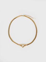 Power To Her Necklace Gold