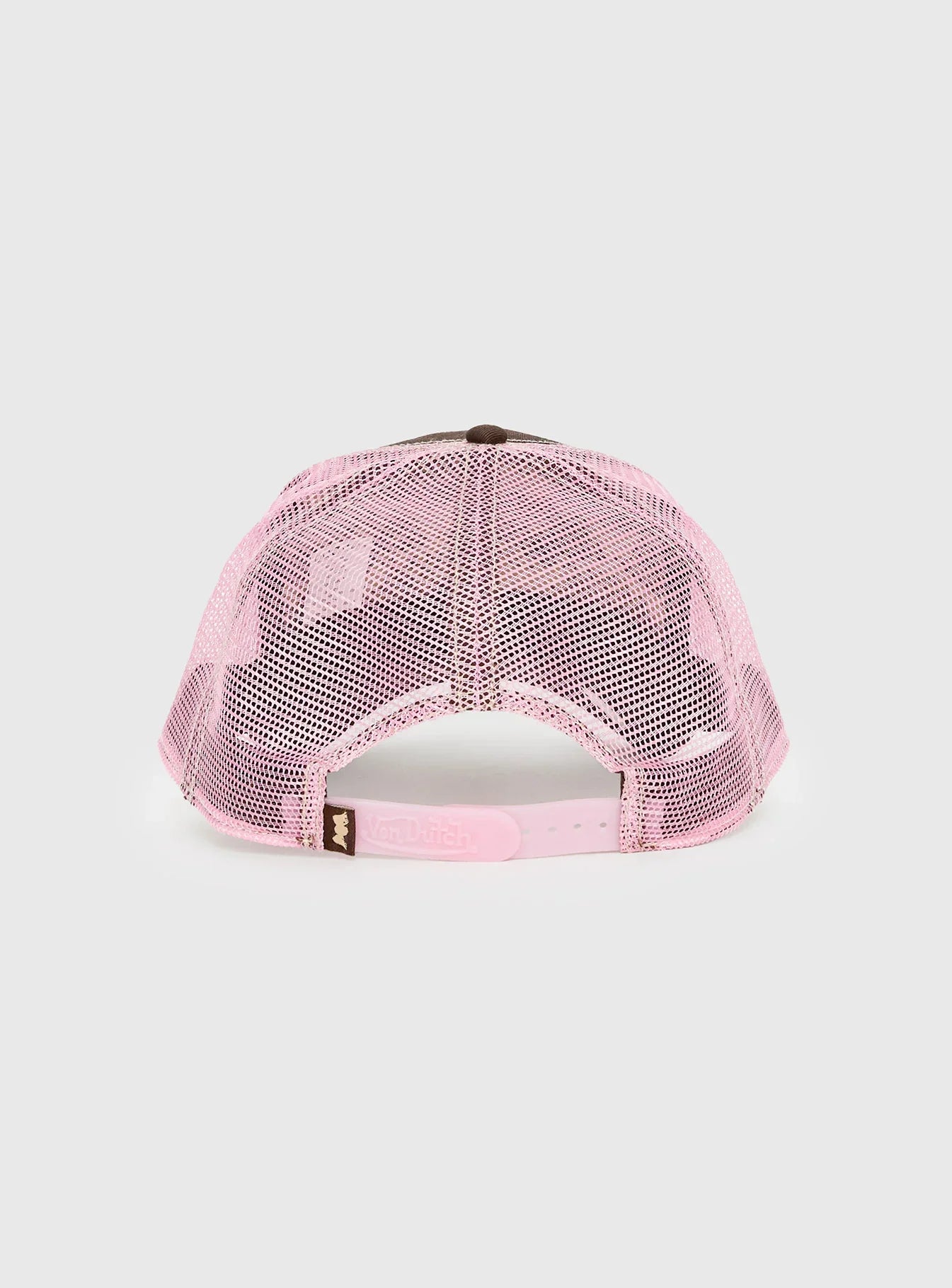 Von Dutch Staple Trucker Hat Brown Pink