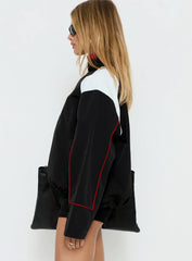 Shoreline Windbreaker Noir White