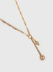 Kyrella Y Necklace Gold
