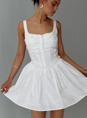 Wild Ideas Mini Dress White