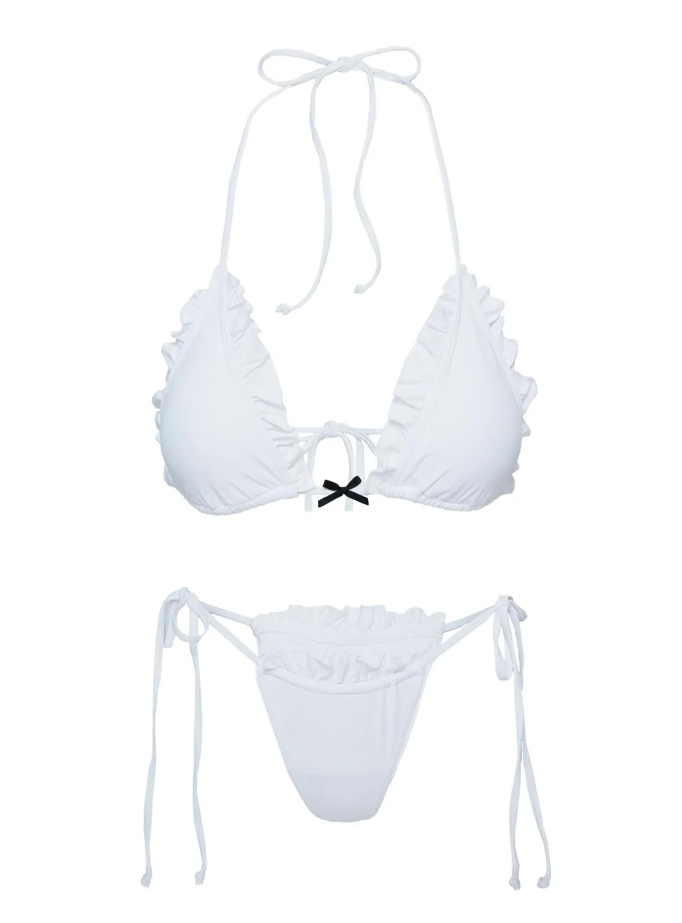 Dream Drift Bikini Top White
