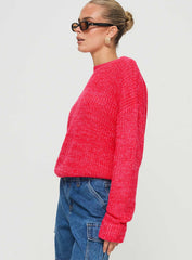 Bae Sweater Pink Red