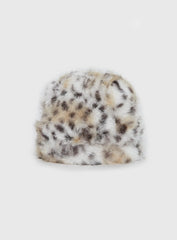 Birkley Fluffy Hat Leopard
