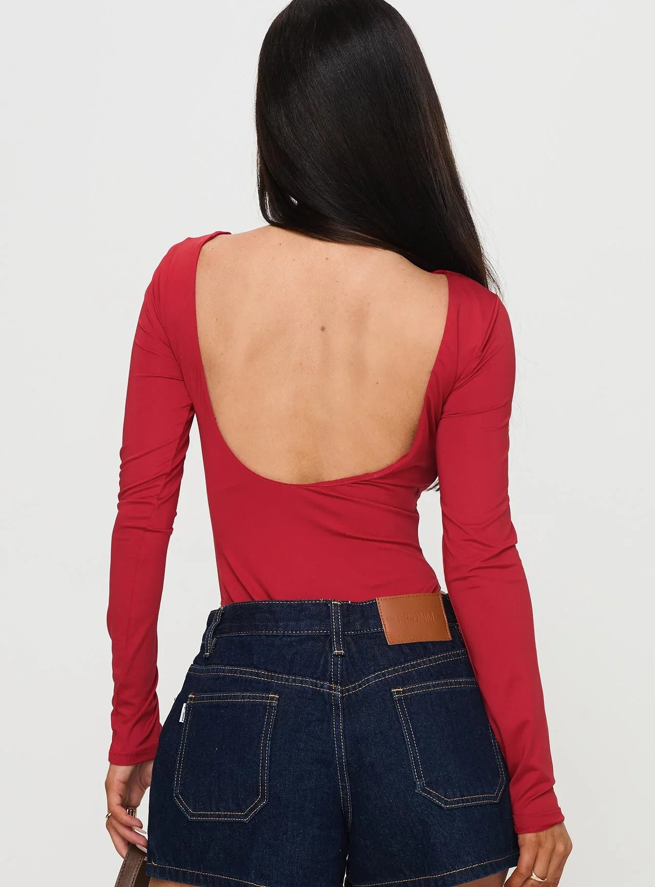 Beresford Long Sleeve Bodysuit Wine