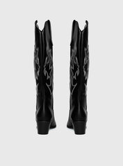 Billini Urson Boots Black White