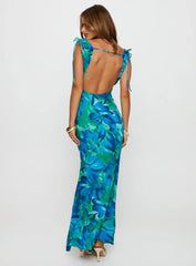 Symphonies Cowl Maxi Dress Multi