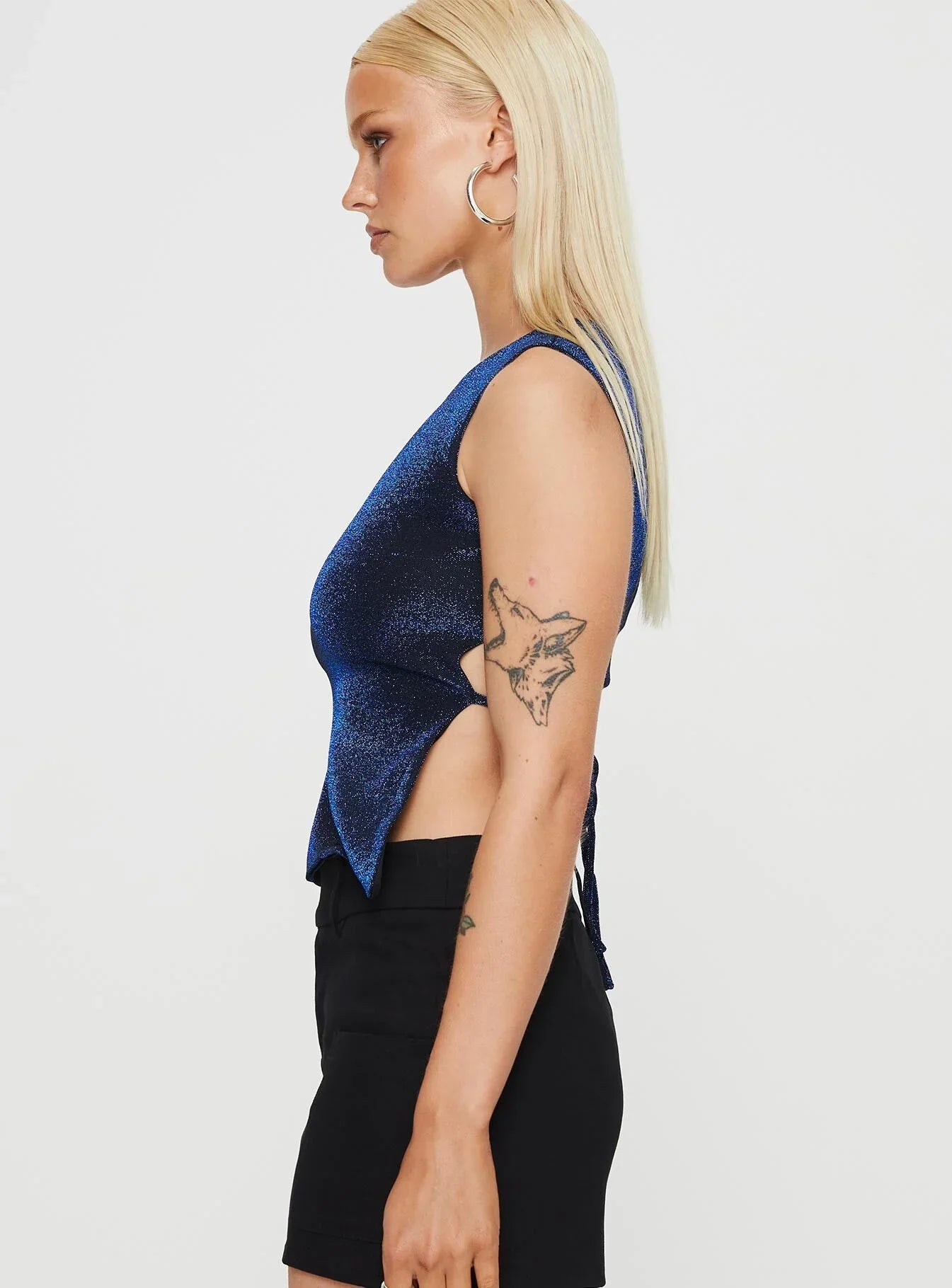 Uzo Top Navy Lower Impact