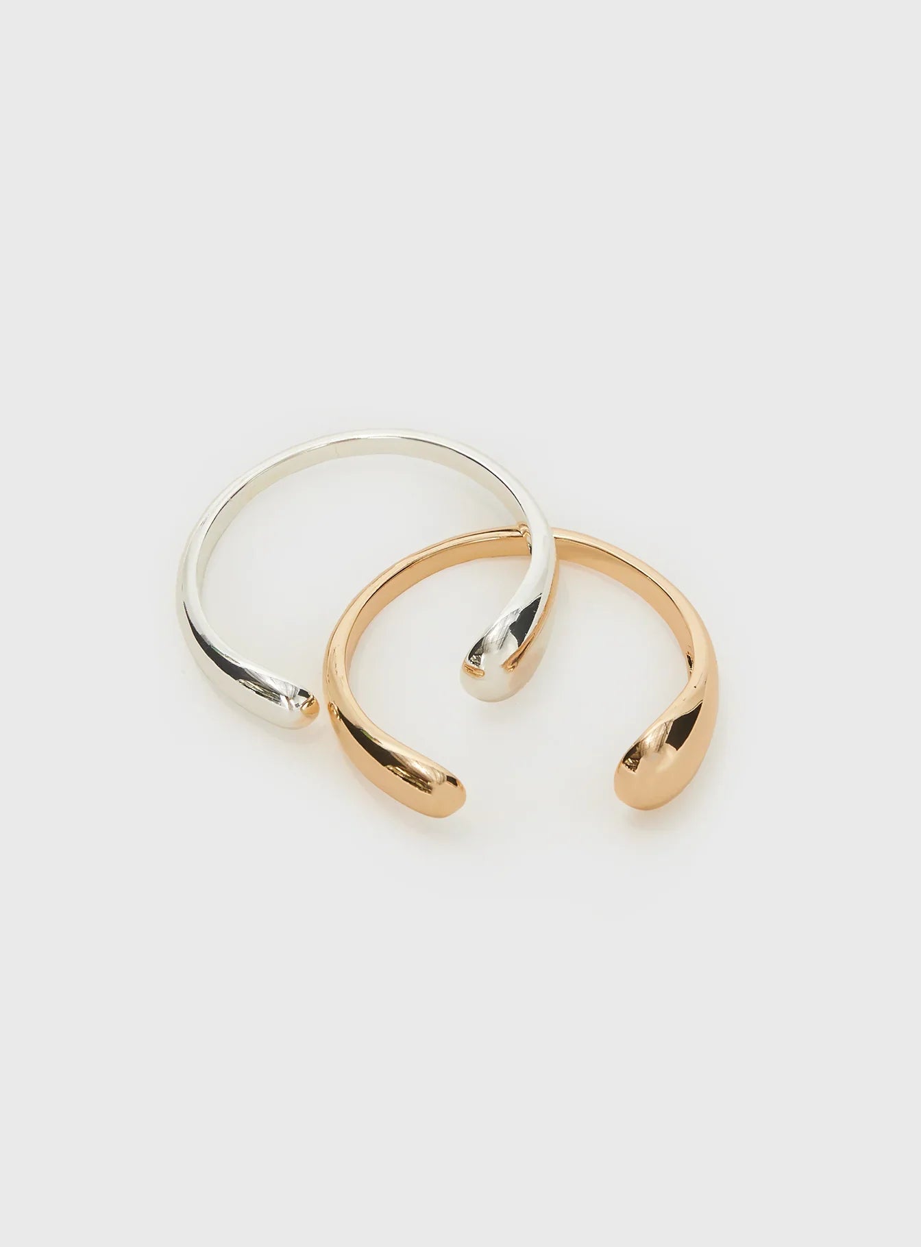 Chunky Mixed Metals Bracelet Pack Multi