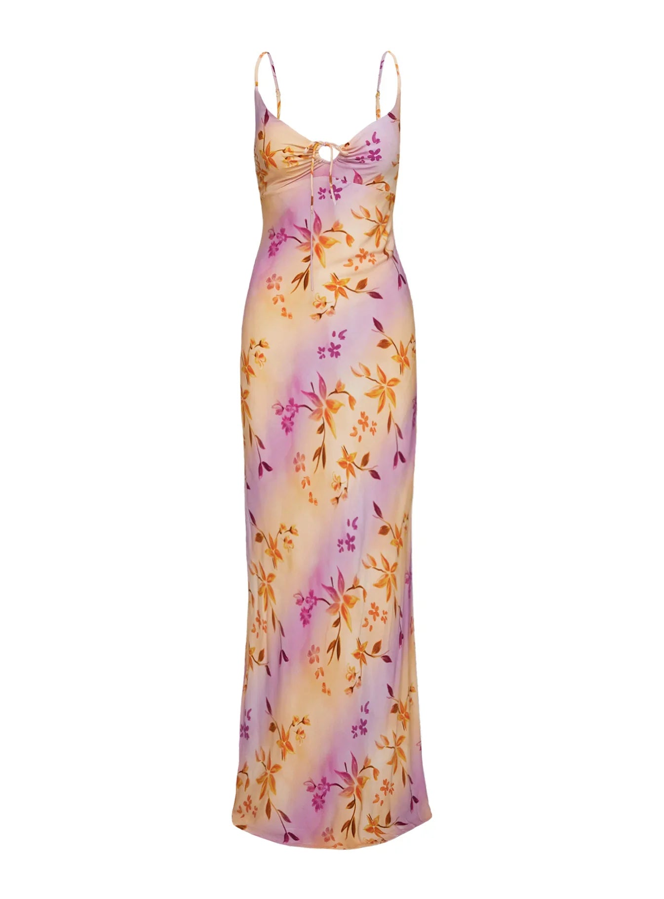 Lauraline Maxi Dress Pink Floral