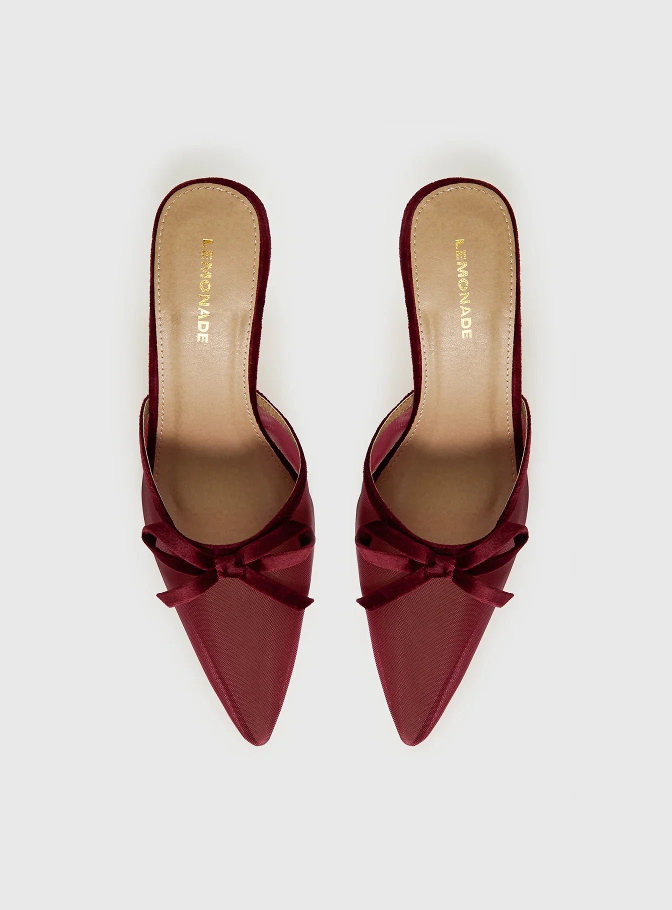 Lavon Pointed Toe Heels Red