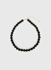 Orlynn Beaded Necklace Black