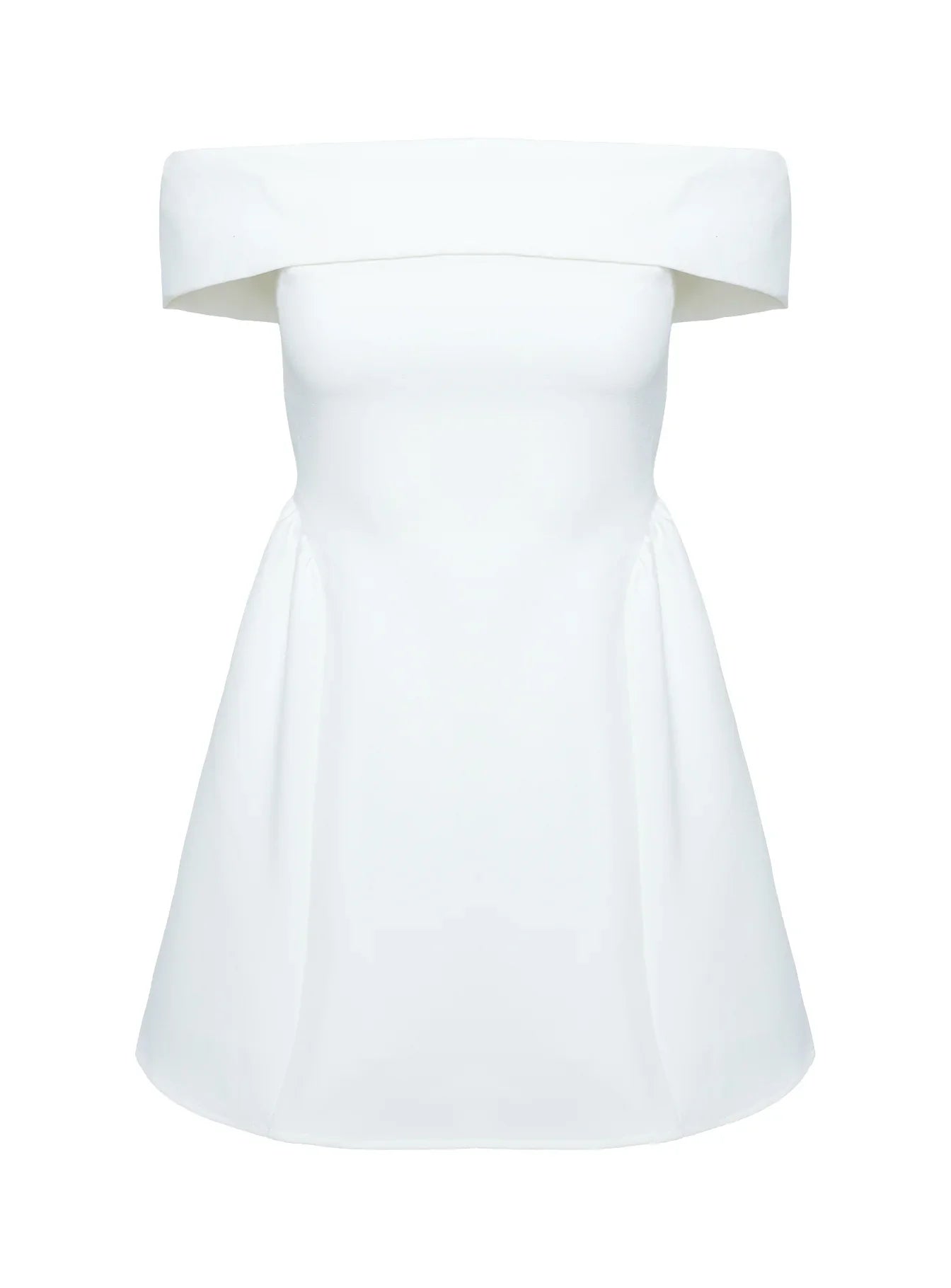 Main Character Strapless Mini Dress White
