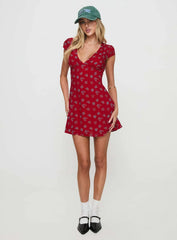 Cannelloni Mini Dress Red