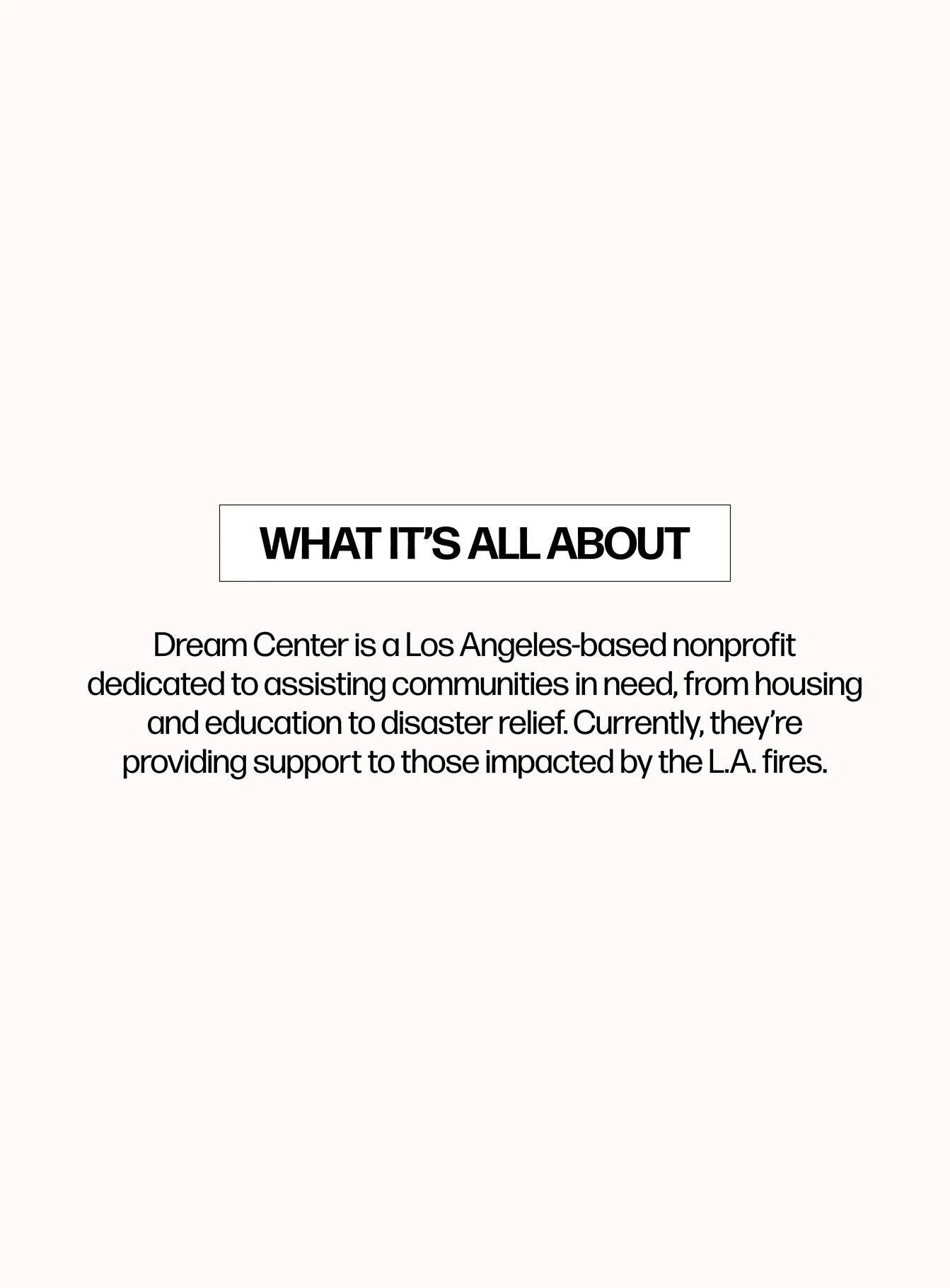 Donate 1 USD to LA Fire Relief