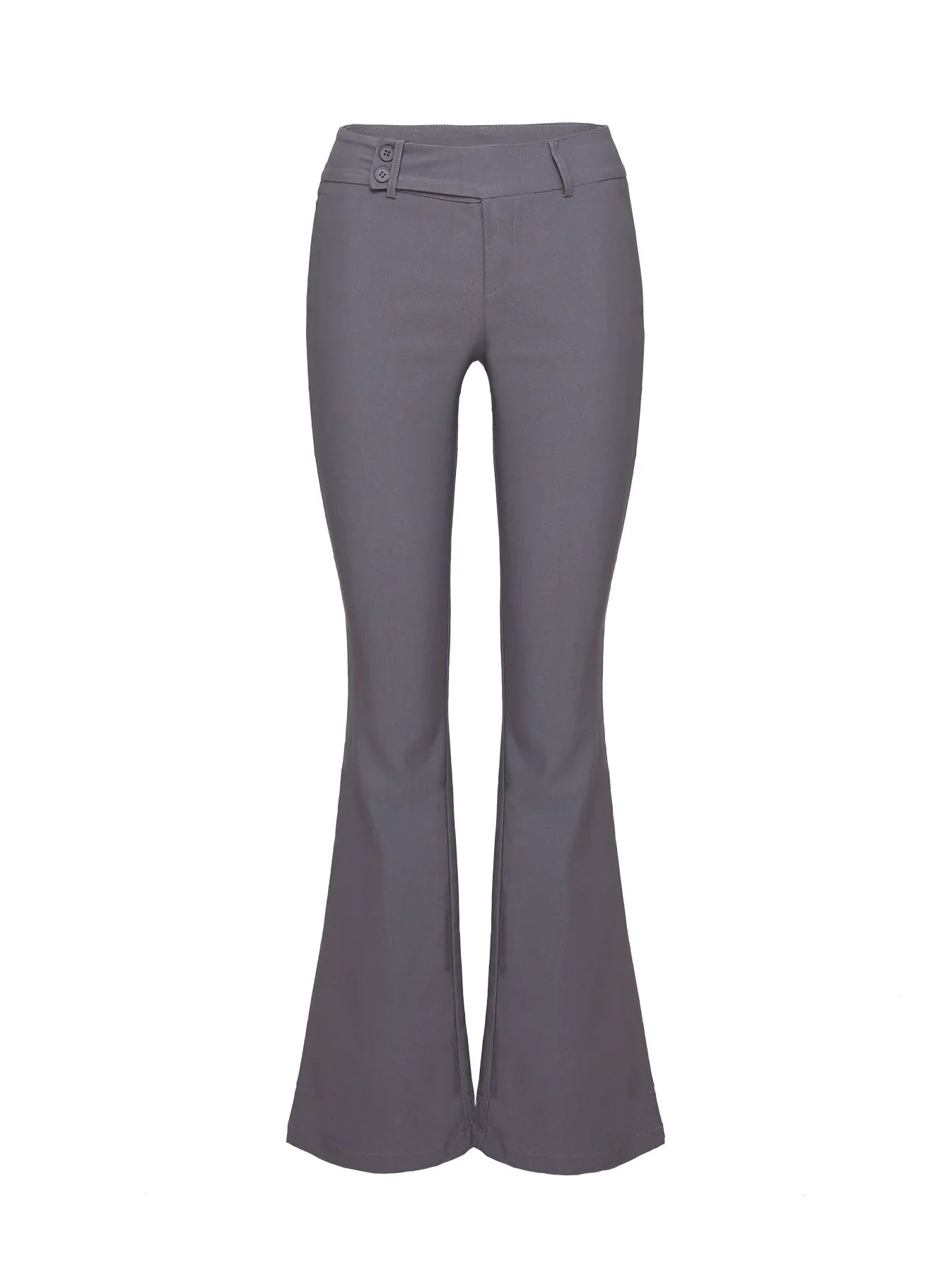 Kinkirk Flared Pants Grey Tall
