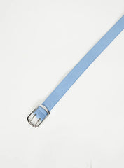 Coralie Faux Suede Belt Blue