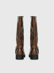Wrecked Western Boots Brown