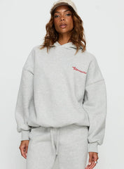 Princess Polly Stargirl Hoodie Grey Marle