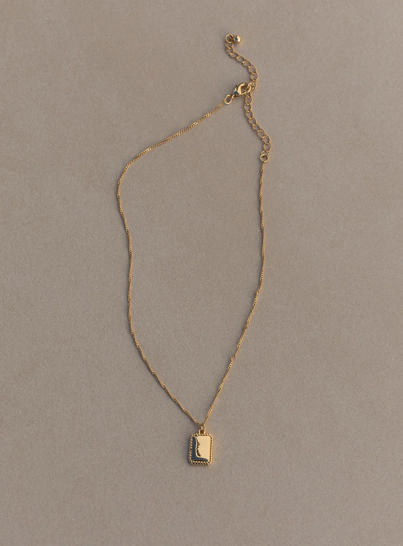 Scottson Gold Plated Pendant Necklace
