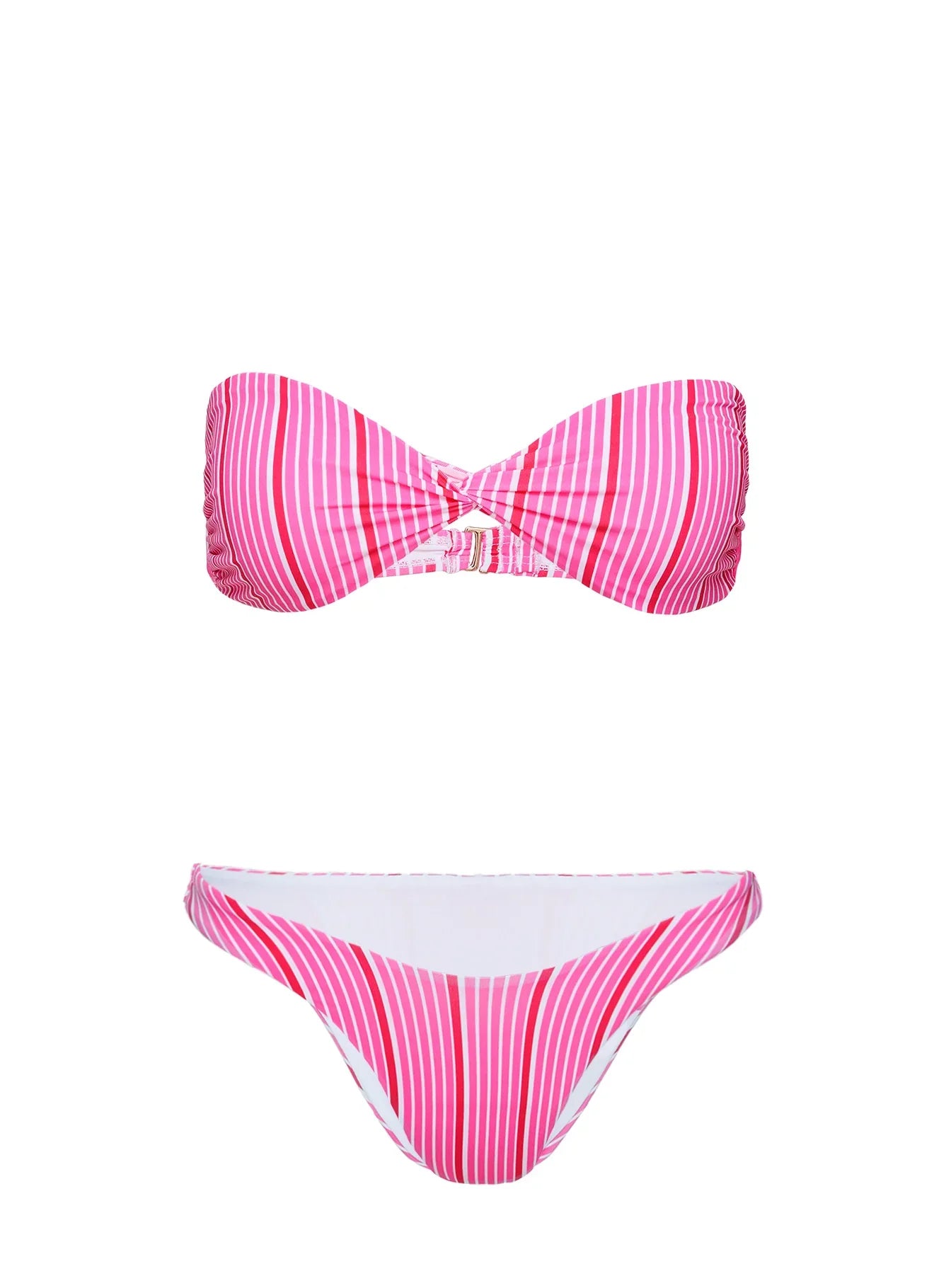 Nevaeh Bikini Bottoms Pink Stripe