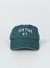 New York Dad Cap Green