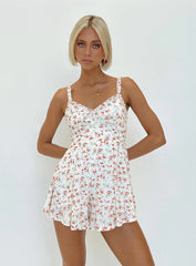 Thunderclouds Romper Pink Floral